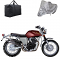 SWM SILVER VASE MOTORCYCLE COVER