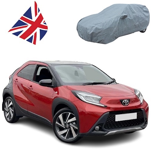  Car Cover Waterproof for Toyota Aygo/Aygo X, Outdoor Car Covers  Waterproof Breathable Large Car Cover with Zipper, Custom Full Car Cover  Dustproof Scratchproof Sun-Resistant (Color : Black, Size : T : Automotive