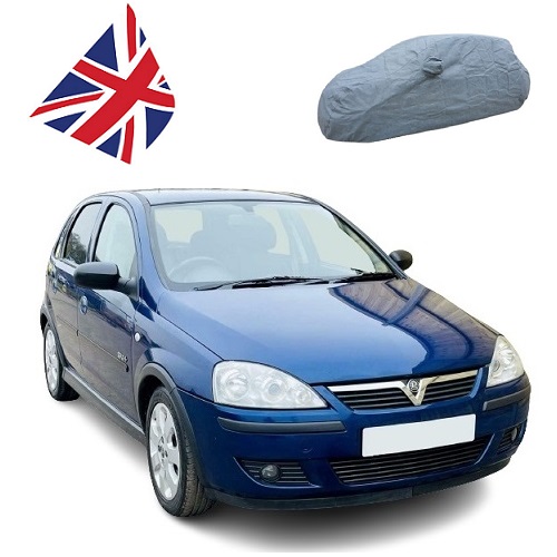 Black Breathable Full Car Cover for a Vauxhall Corsa C - Indoors & Outdoors