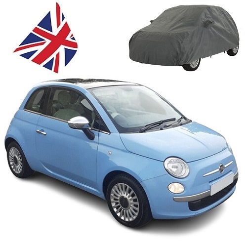 Indoor car cover fits Fiat 500E Bespoke Le Mans Blue GARAGE COVER CAR  PROTECTION