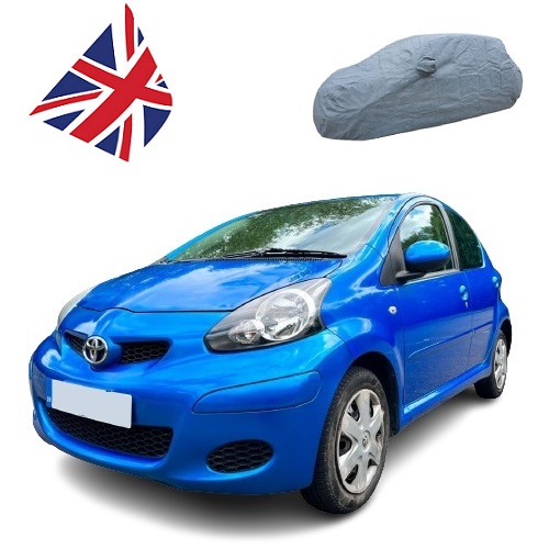  Car Cover Waterproof for Toyota Aygo/Aygo X, Outdoor Car Covers  Waterproof Breathable Large Car Cover with Zipper, Custom Full Car Cover  Dustproof Scratchproof Sun-Resistant (Color : Black, Size : T : Automotive